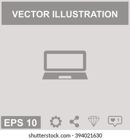 Laptop Icon illustration