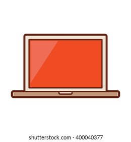 Laptop Icon illustration