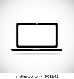 Laptop Icon illustration