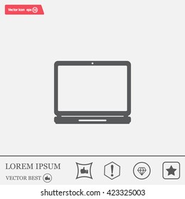 Laptop Icon illustration
