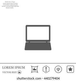 Laptop Icon illustration