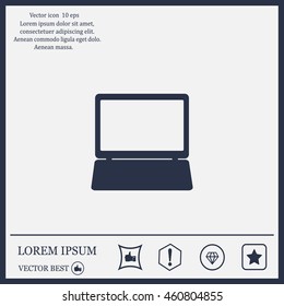 Laptop Icon illustration