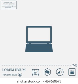 Laptop Icon illustration