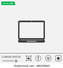Laptop Icon illustration