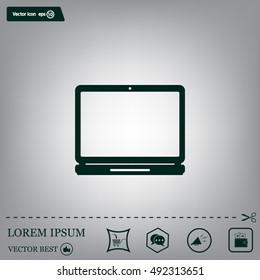 Laptop Icon illustration