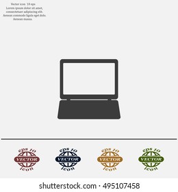 Laptop Icon illustration