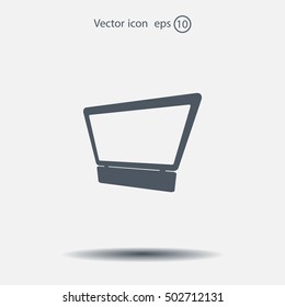 Laptop Icon illustration
