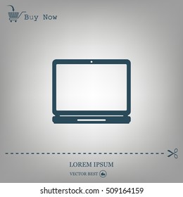 Laptop Icon illustration