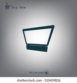 Laptop Icon illustration