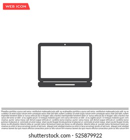 Laptop Icon illustration