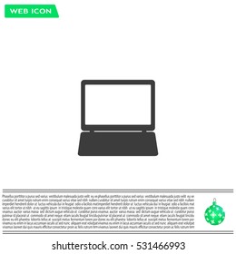 Laptop Icon illustration