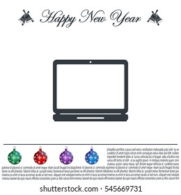 Laptop Icon illustration