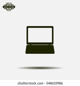 Laptop Icon illustration