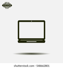 Laptop Icon illustration