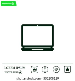Laptop Icon illustration