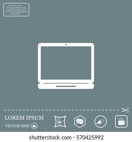 Laptop Icon illustration