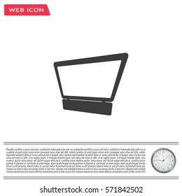 Laptop Icon illustration