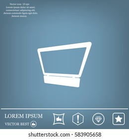 Laptop Icon illustration
