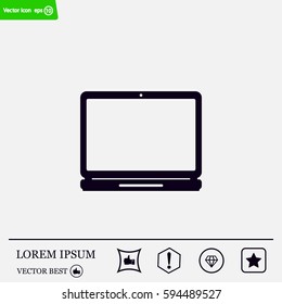 Laptop Icon illustration