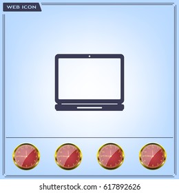Laptop Icon illustration