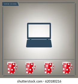 Laptop Icon illustration