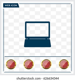 Laptop Icon illustration