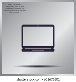Laptop Icon illustration