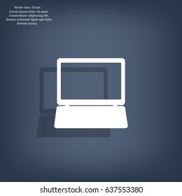 Laptop Icon illustration