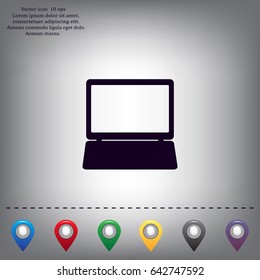 Laptop Icon illustration
