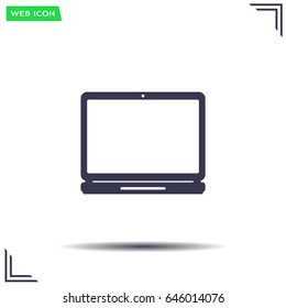 Laptop Icon illustration