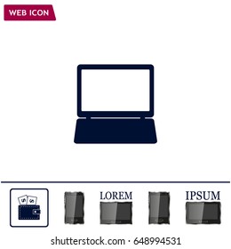 Laptop Icon illustration