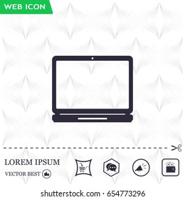 Laptop Icon illustration