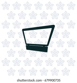 Laptop Icon illustration