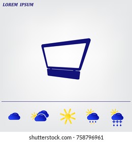 Laptop Icon illustration