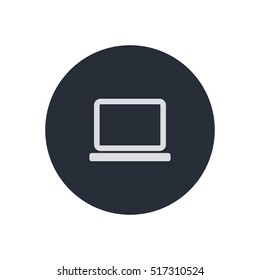 laptop icon illustration, can be used for web and design, simple vector sign symbol