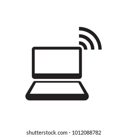 laptop icon illustration isolated vector sign symbol