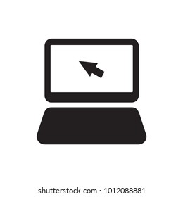 laptop icon illustration isolated vector sign symbol