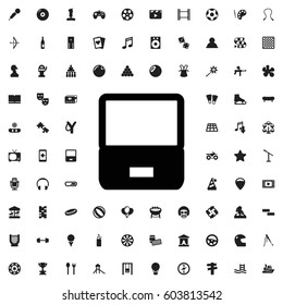 Laptop icon illustration isolated vector sign symbol. entertainment icons vector set.