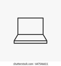 Laptop  icon illustration isolated vector sign symbol
