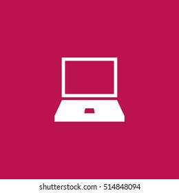 laptop icon illustration vector, can be used for mobile and web design, laptop eps10, laptop flat, laptop isolated, laptop symbol