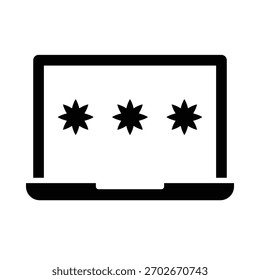 Notebook-Symbol Illustration Vektor Design-Vorlage