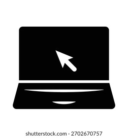 Ícone do laptop ilustração modelo de design vetorial