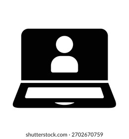 Laptop icon illustration vector design template
