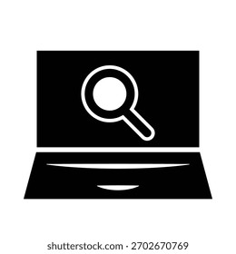 Laptop icon illustration vector design template