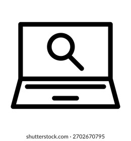 Laptop icon illustration vector design template