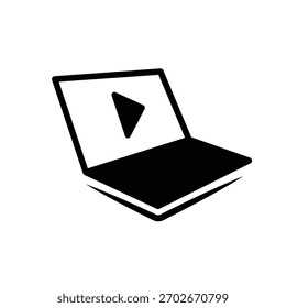 Ícone do laptop ilustração modelo de design vetorial