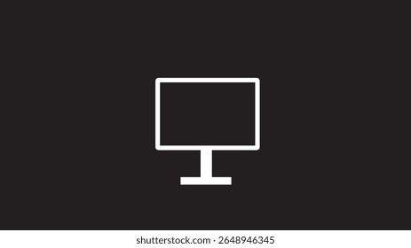  Laptop icon isolated flat and outline style vector illustration,technology  computer icon simple.