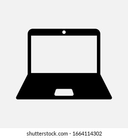 Laptop icon isolated on a white background. vector eps 10