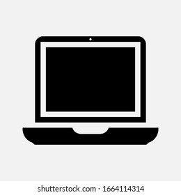 Laptop icon isolated on a white background. vector eps 10