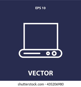 laptop icon. laptop line icon